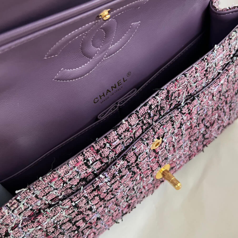 16115-8 Chanel Tweed Medium Classic Flap Bag