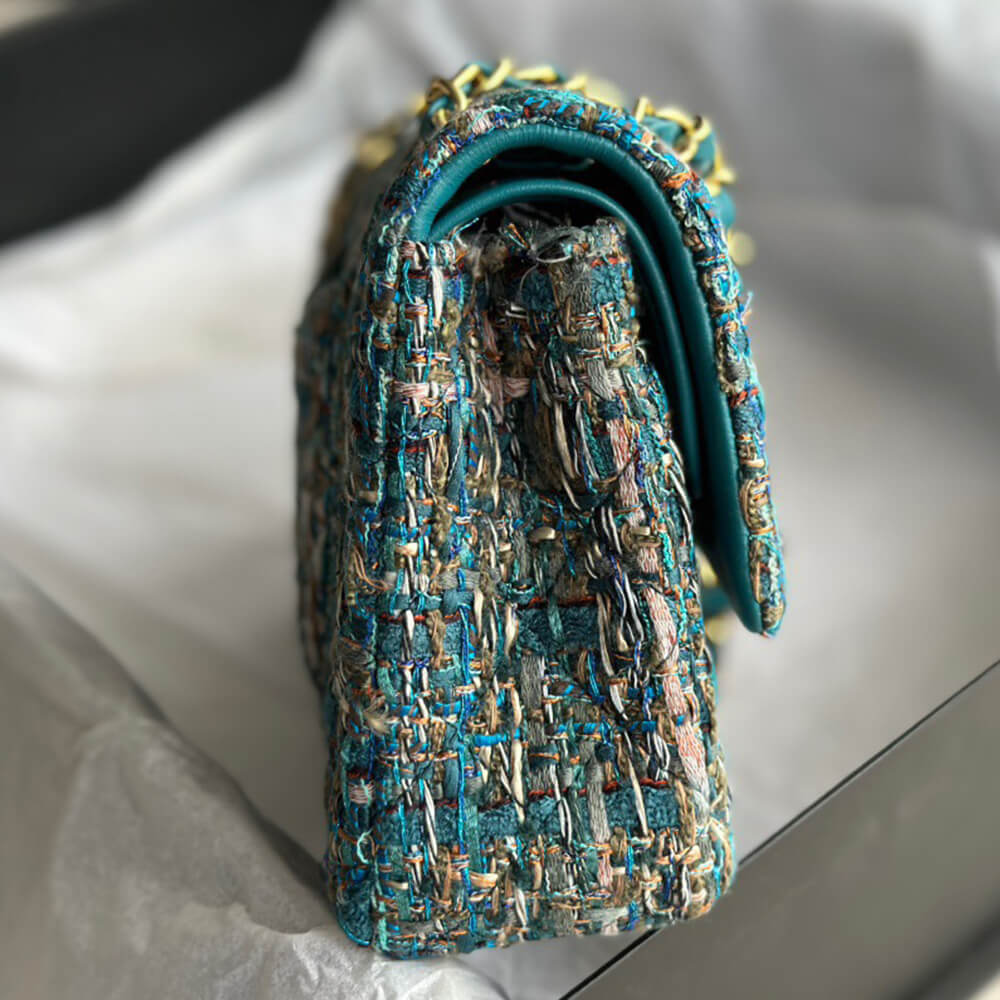 Chanel Tweed Medium Classic Flap Bag