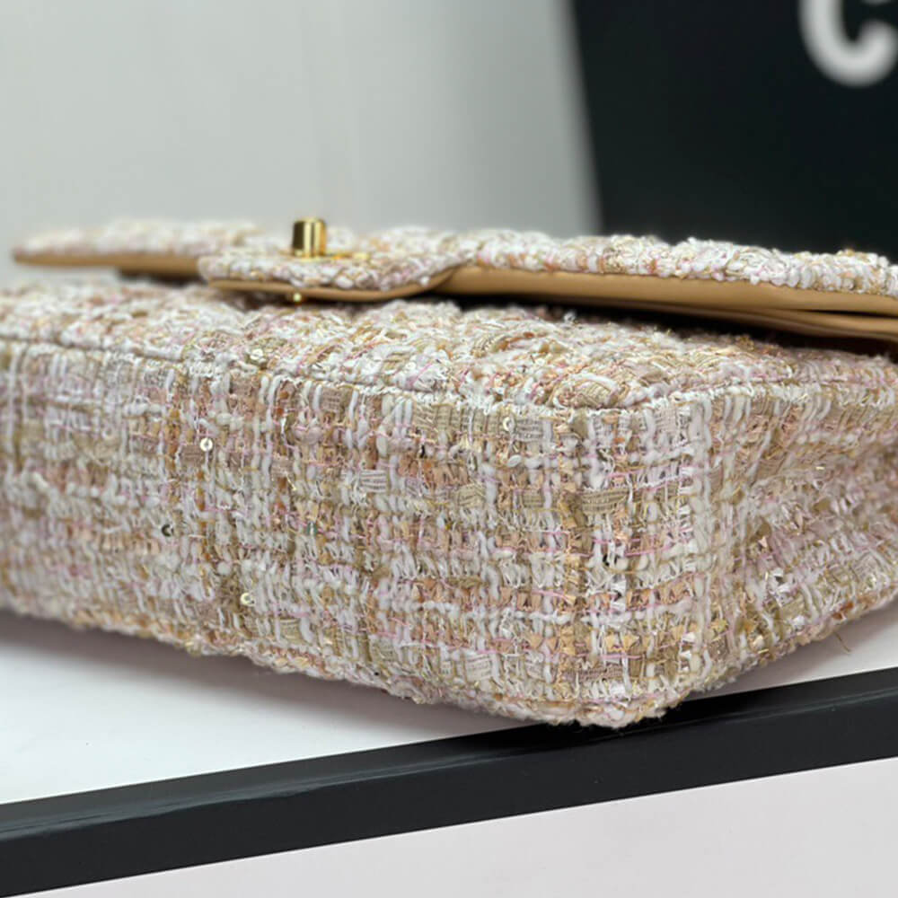 Chanel Tweed Medium Classic Flap Bag
