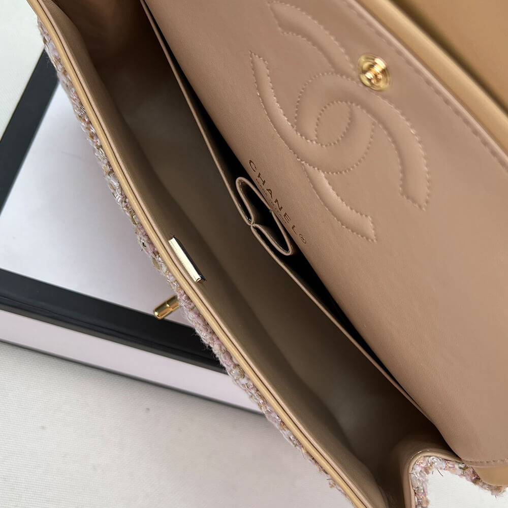 Chanel Tweed Medium Classic Flap Bag