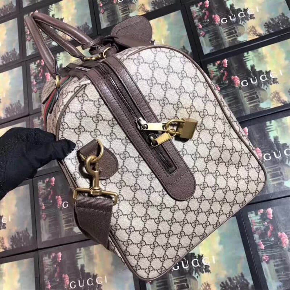 16139-3 GUCCI SAVOY LARGE DUFFLE BAG
