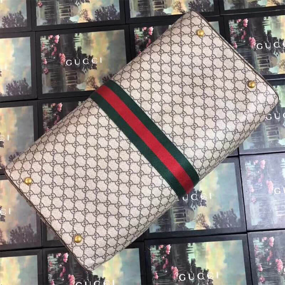 16139-6 GUCCI SAVOY LARGE DUFFLE BAG