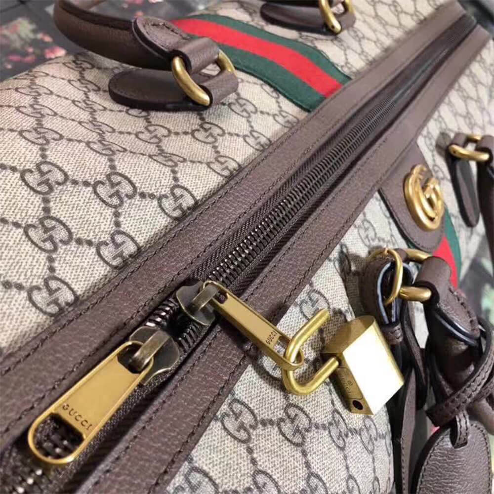 16139-8 GUCCI SAVOY LARGE DUFFLE BAG