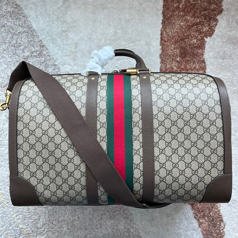 16142-4 GUCCI SAVOY LARGE DUFFLE BAG