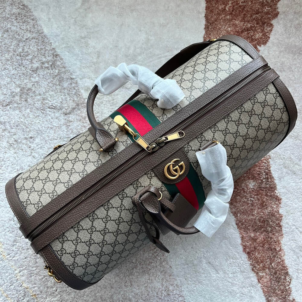 16142-5 GUCCI SAVOY LARGE DUFFLE BAG