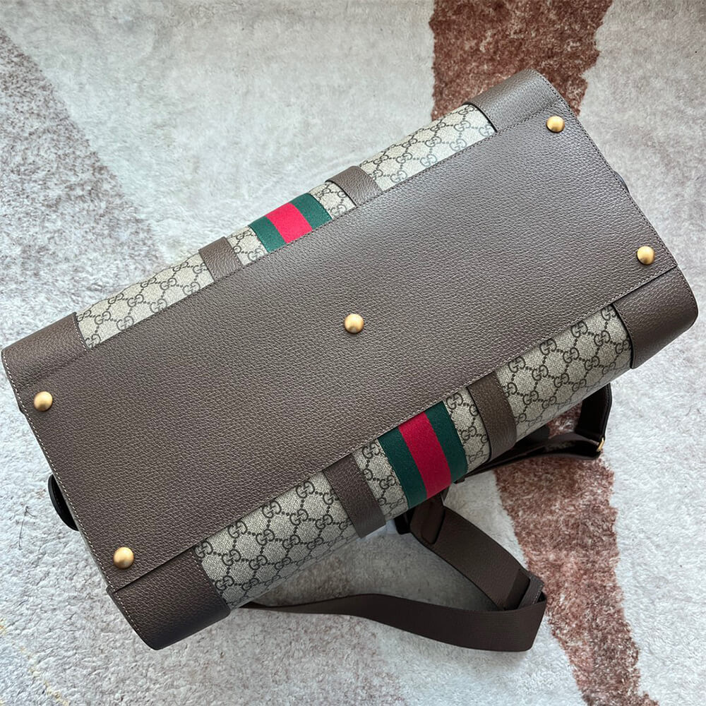 16142-6 GUCCI SAVOY LARGE DUFFLE BAG
