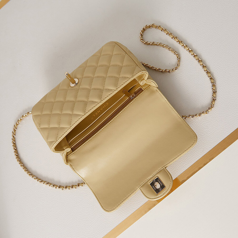 CHANEL Mini Flap With Top Handle