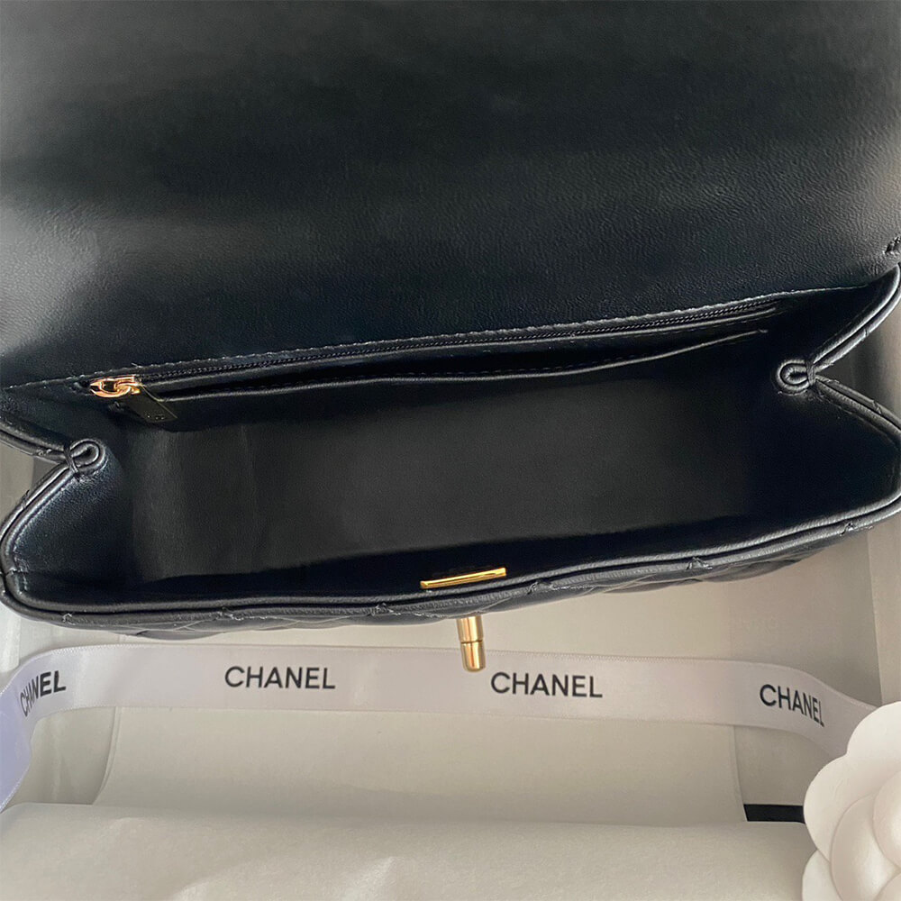 CHANEL Mini Flap With Top Handle