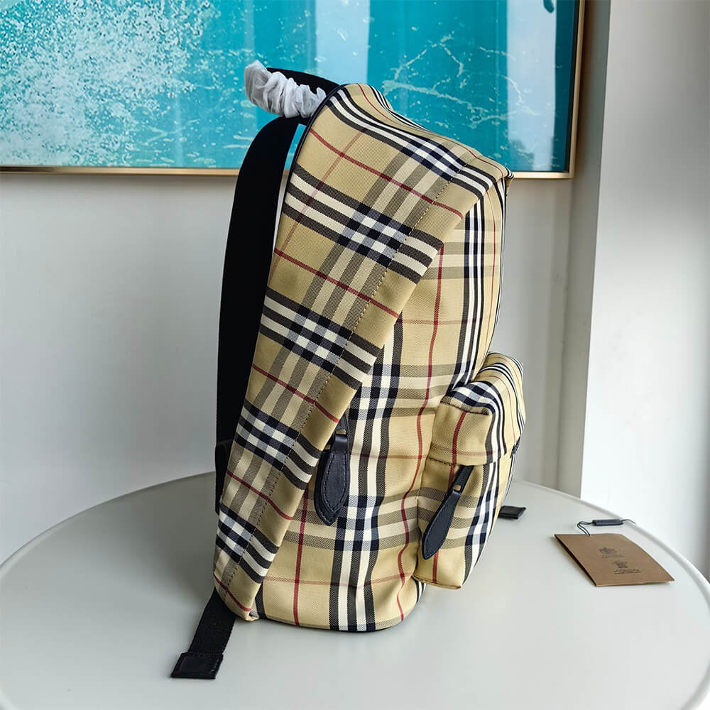 16356-3 Burberry Check Backpack