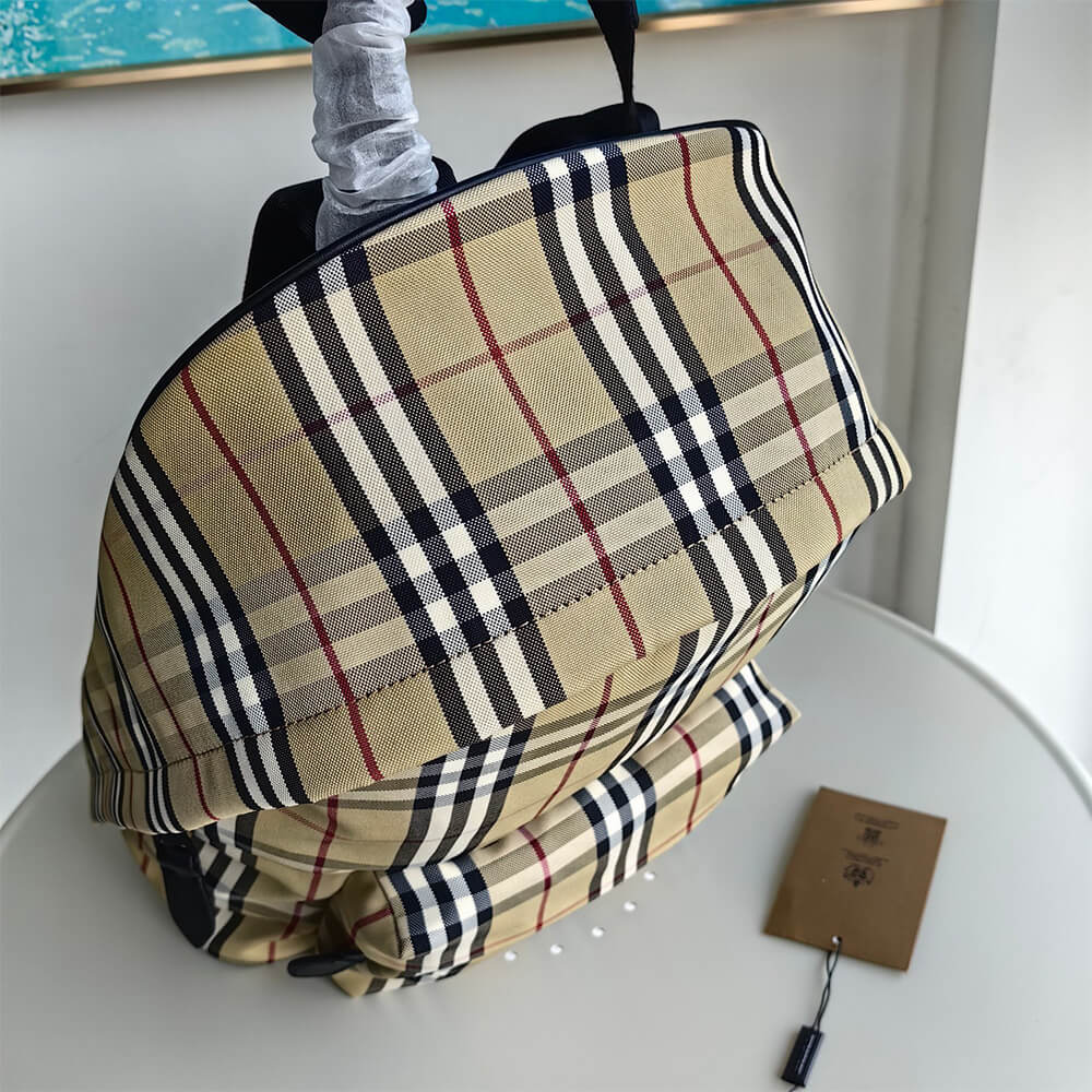 16356-5 Burberry Check Backpack