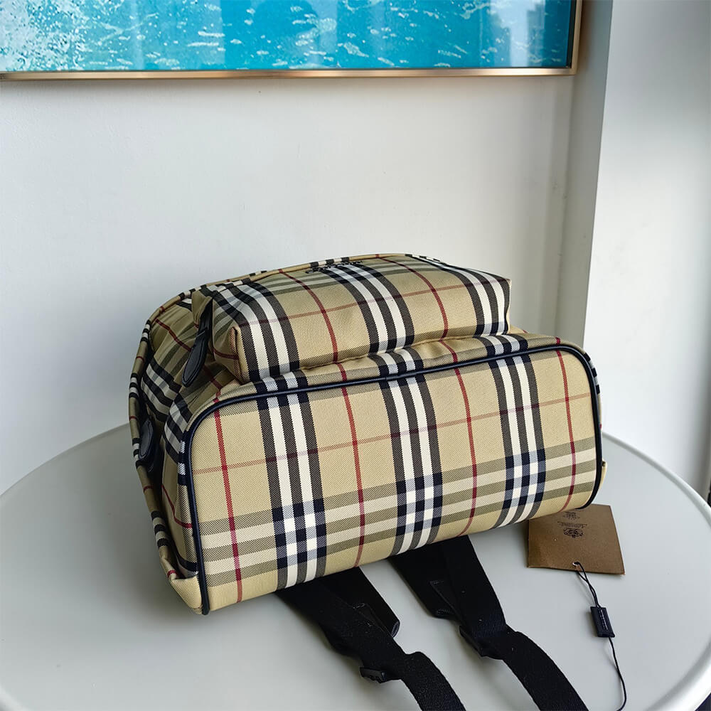 16356-6 Burberry Check Backpack