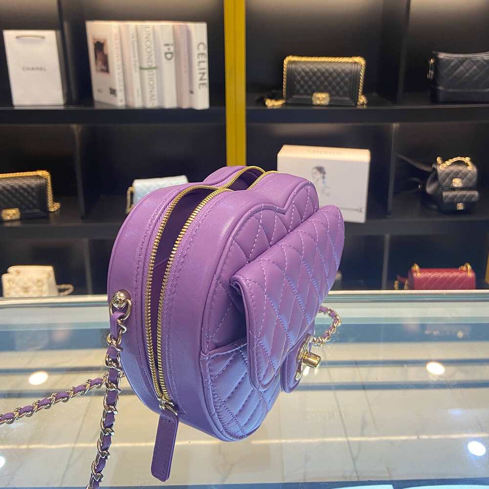 Chanel 22s Heart Bag