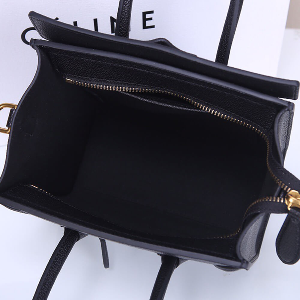 16464-8 CELINE NANO LUGGAGE BAG IN CALFSKIN