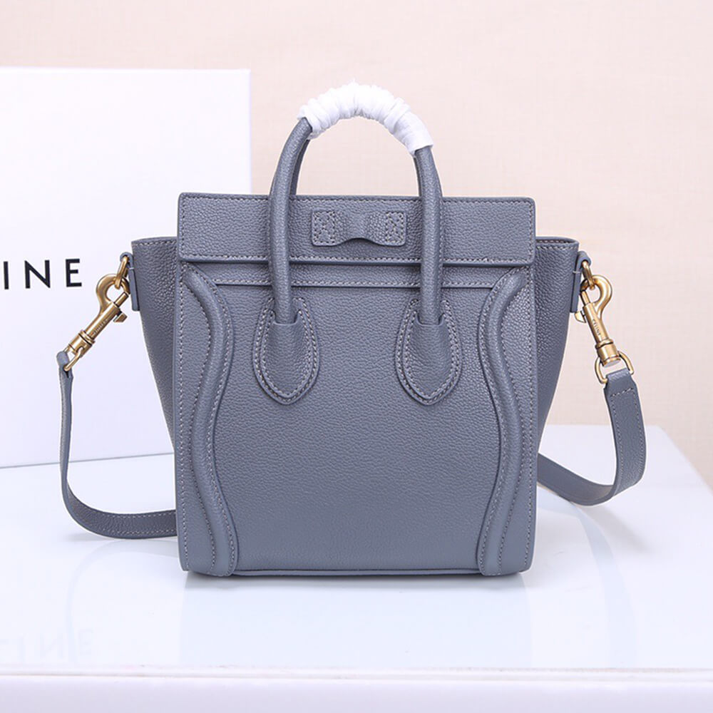 16466-4 CELINE NANO LUGGAGE BAG IN CALFSKIN