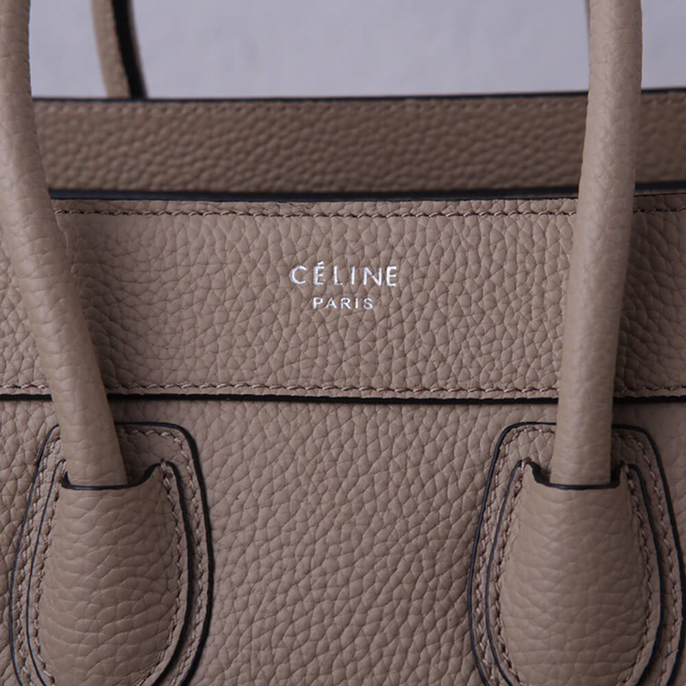16468-5 CELINE MICRO LUGGAGE HANDBAG IN CALFSKIN