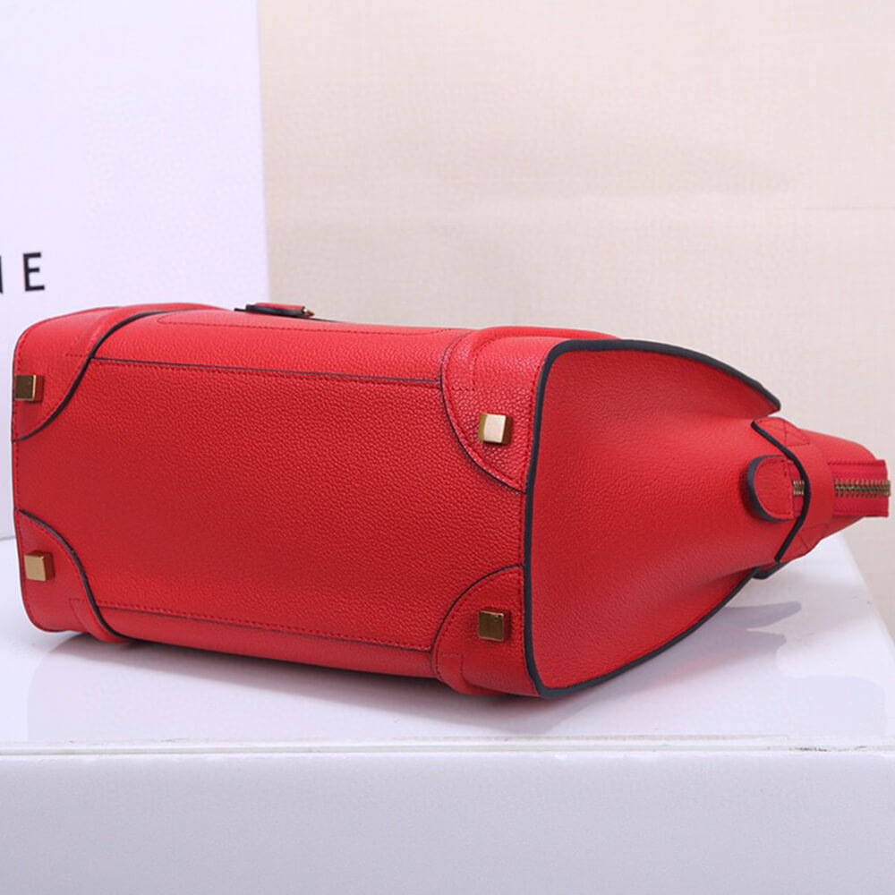 CELINE MICRO LUGGAGE HANDBAG IN CALFSKIN