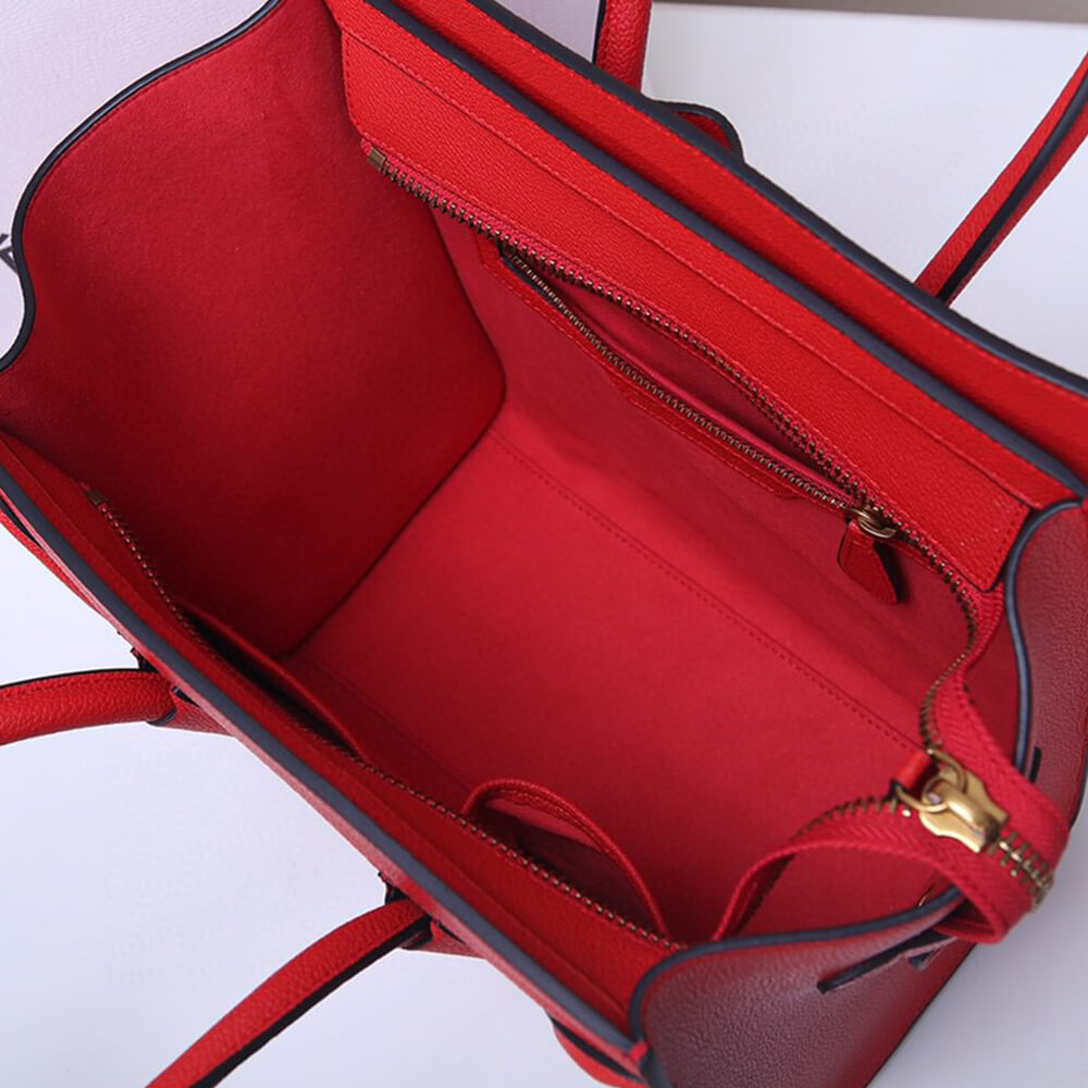 CELINE MICRO LUGGAGE HANDBAG IN CALFSKIN