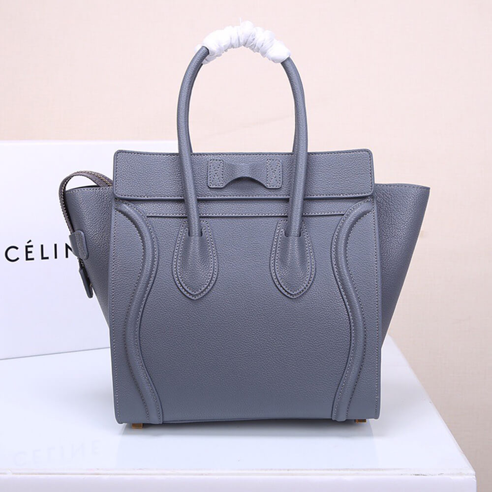 16470-4 CELINE MICRO LUGGAGE HANDBAG IN CALFSKIN