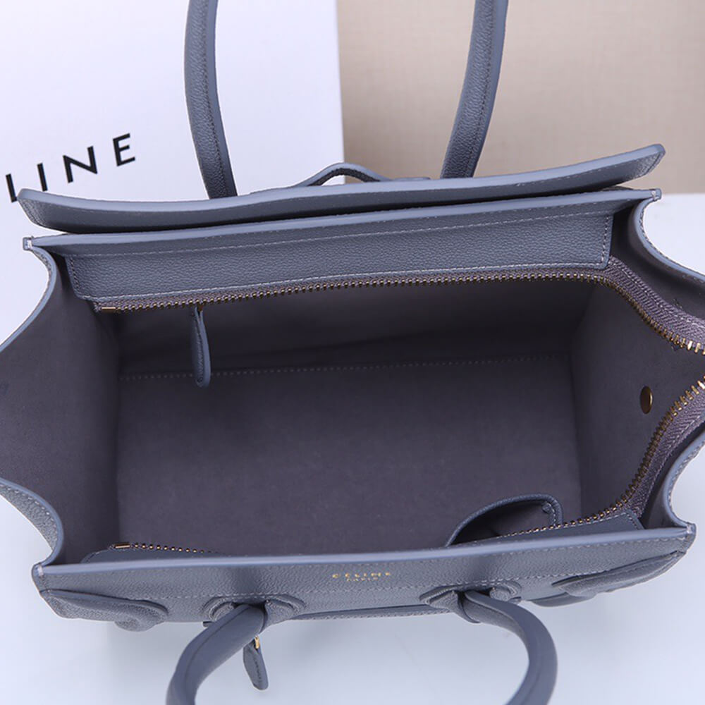 16470-8 CELINE MICRO LUGGAGE HANDBAG IN CALFSKIN