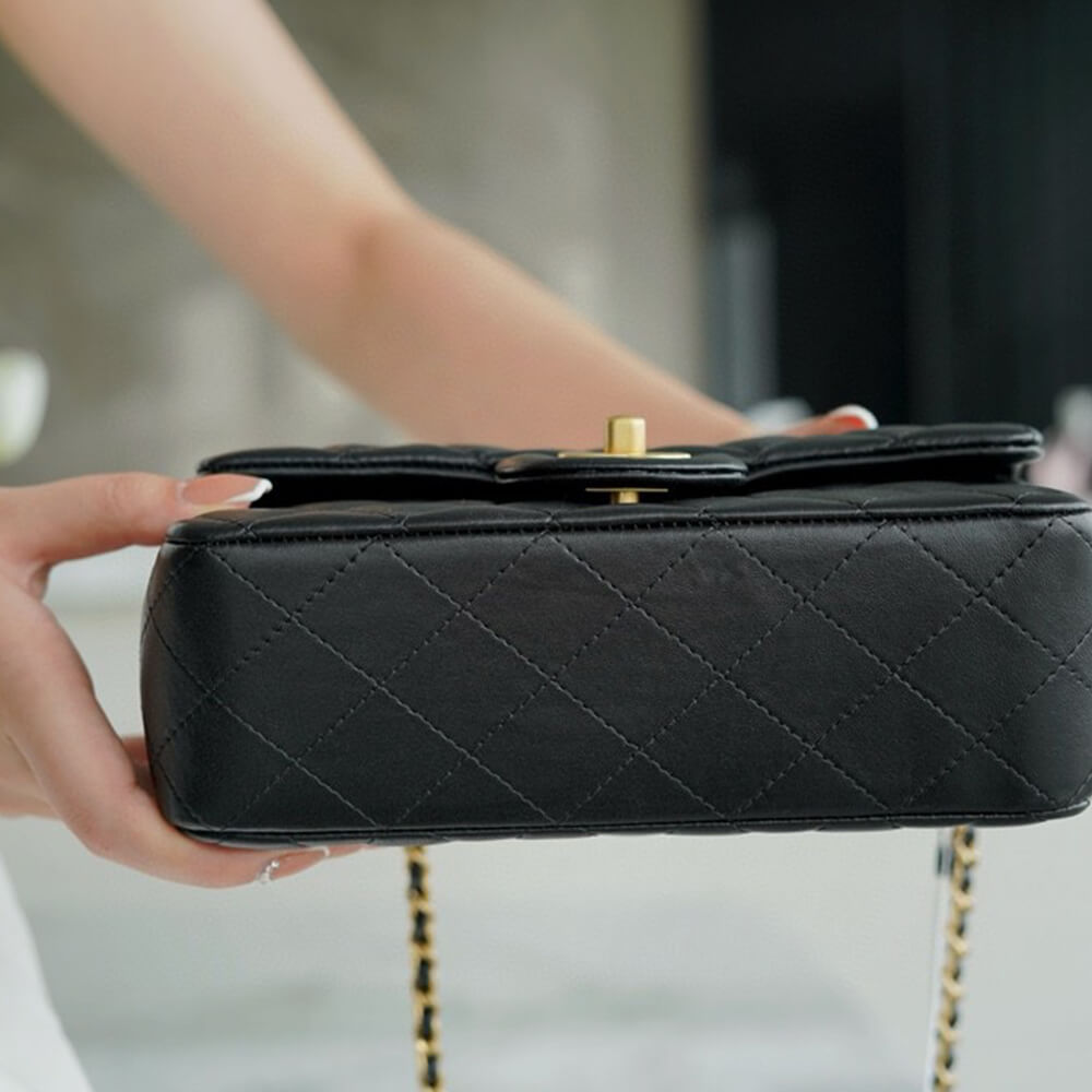 Chanel Mini Flap with Top Handle(HIGH-END GRADE)