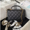 CHANEL mini flap with top handle
