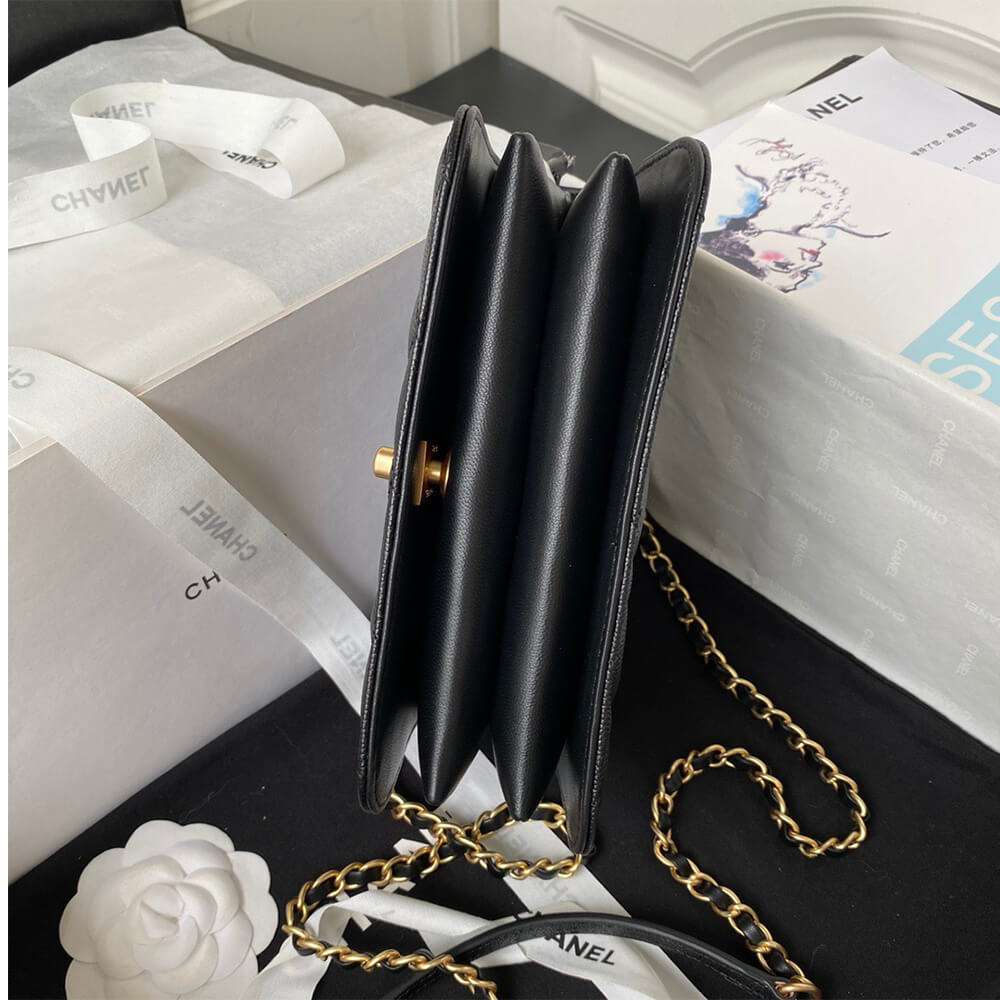 CHANEL mini flap with top handle