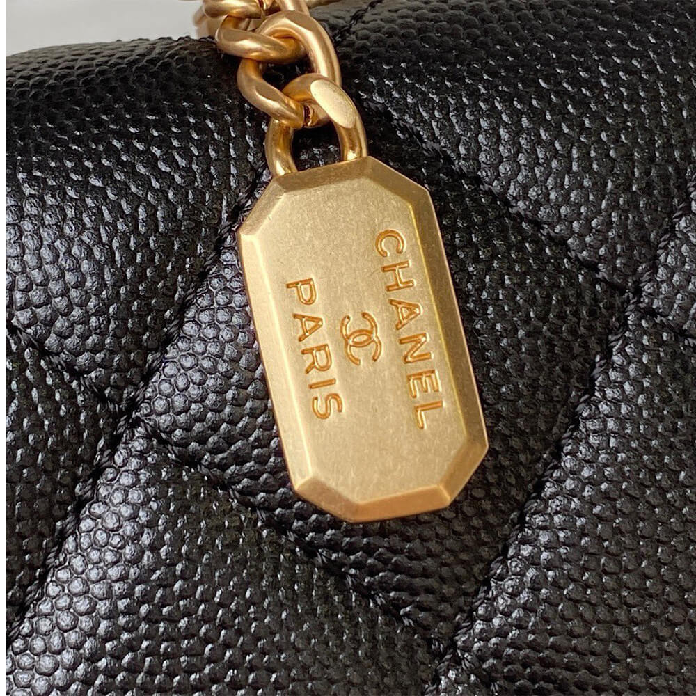 CHANEL mini flap with top handle