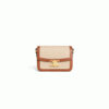 CELINE CLASSIQUE TRIOMPHE BAG IN TRIOMPHE CANVAS AND CALFSKIN