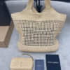 YSL ICARE SHOPPING BAG IN RAFFIA(HIGH-END GRADE)