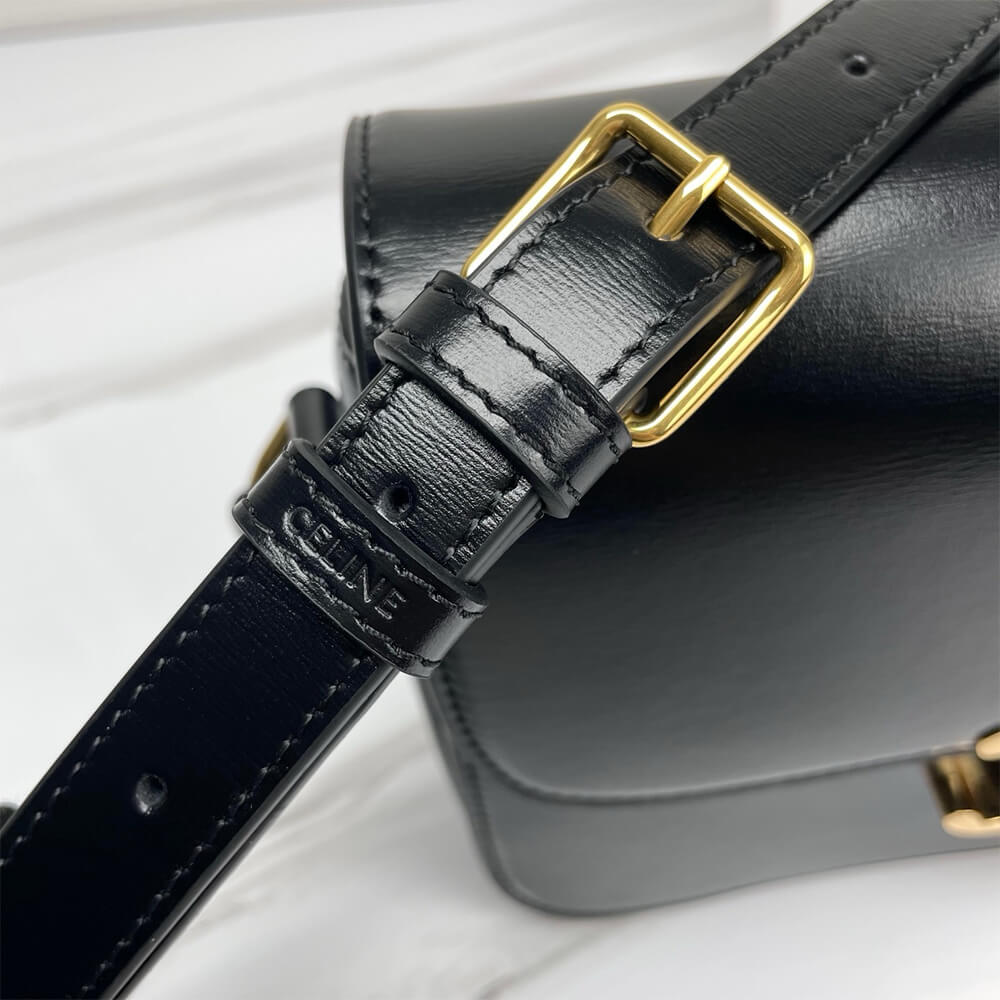 CELINE CLASSIQUE TRIOMPHE BAG IN SHINY CALFSKIN(high-end grade)