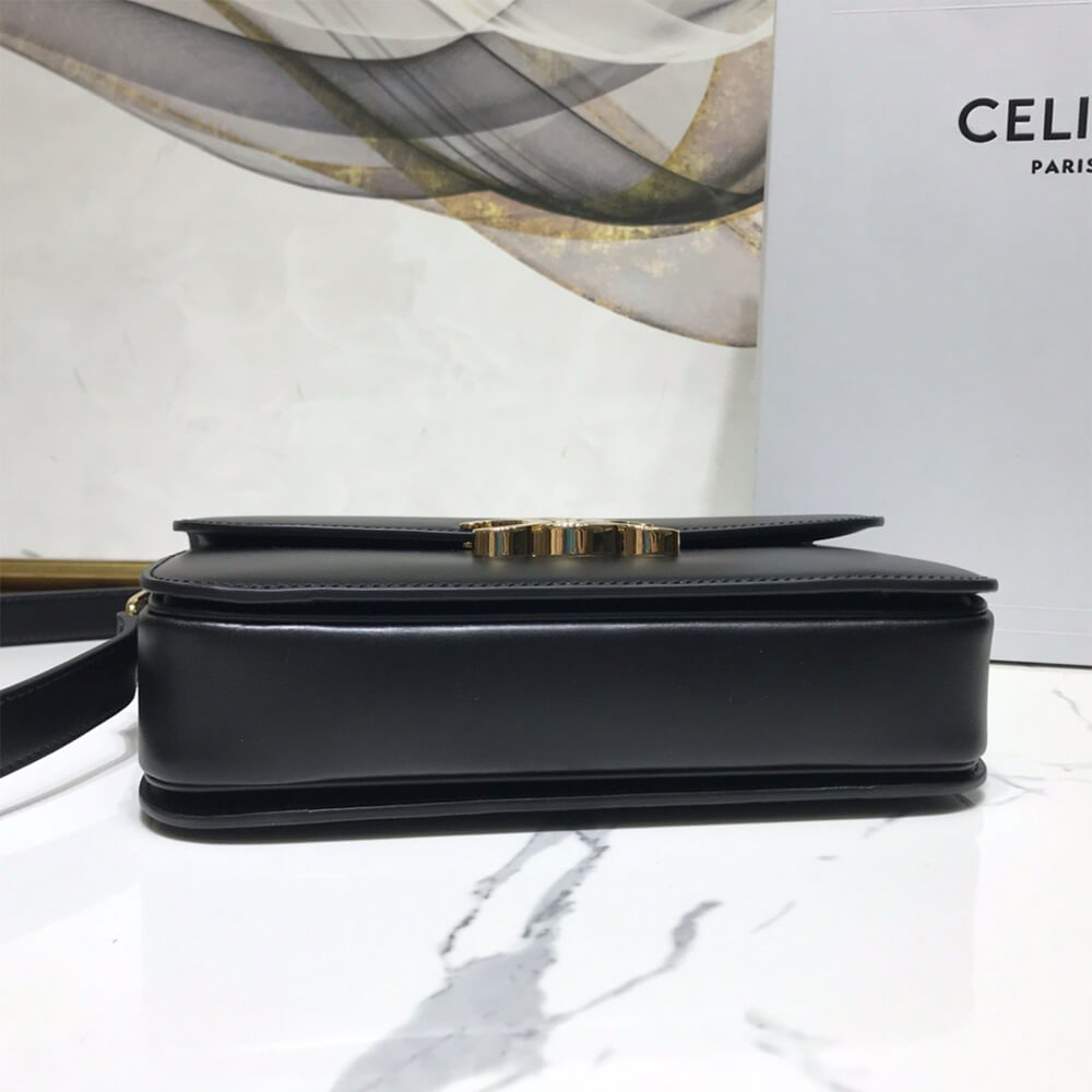 CELINE CLASSIQUE TRIOMPHE BAG IN SHINY CALFSKIN(HIGH-END GRADE)