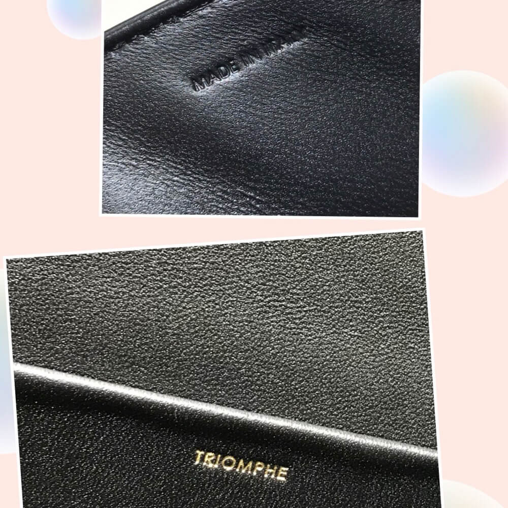 CELINE CLASSIQUE TRIOMPHE BAG IN SHINY CALFSKIN(HIGH-END GRADE)