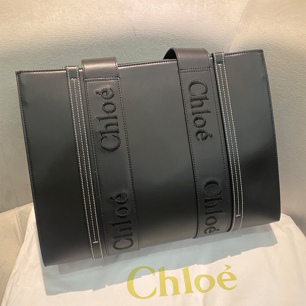 CHLOE MEDIUM WOODY TOTE BAG(HIGH-END GRADE)