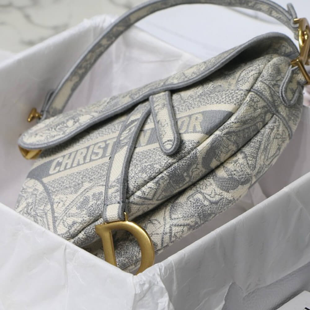 16766-6 DIOR SADDLE BAG