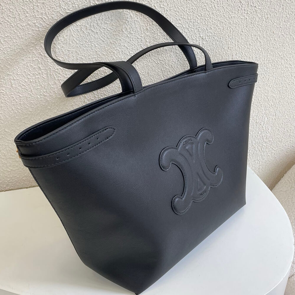 CELINE MEDIUM CABAS ANAIS CUIR TRIOMPHE IN GRAINED CALFSKIN