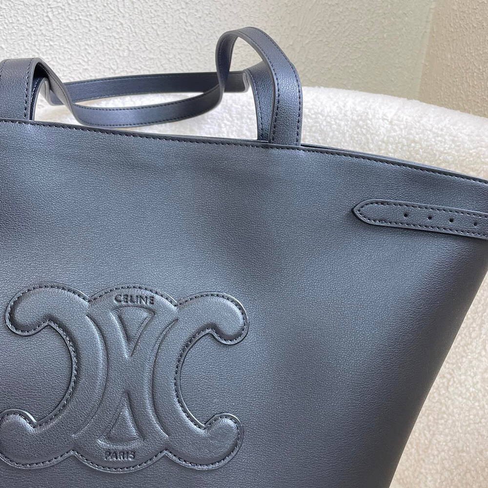 CELINE MEDIUM CABAS ANAIS CUIR TRIOMPHE IN GRAINED CALFSKIN