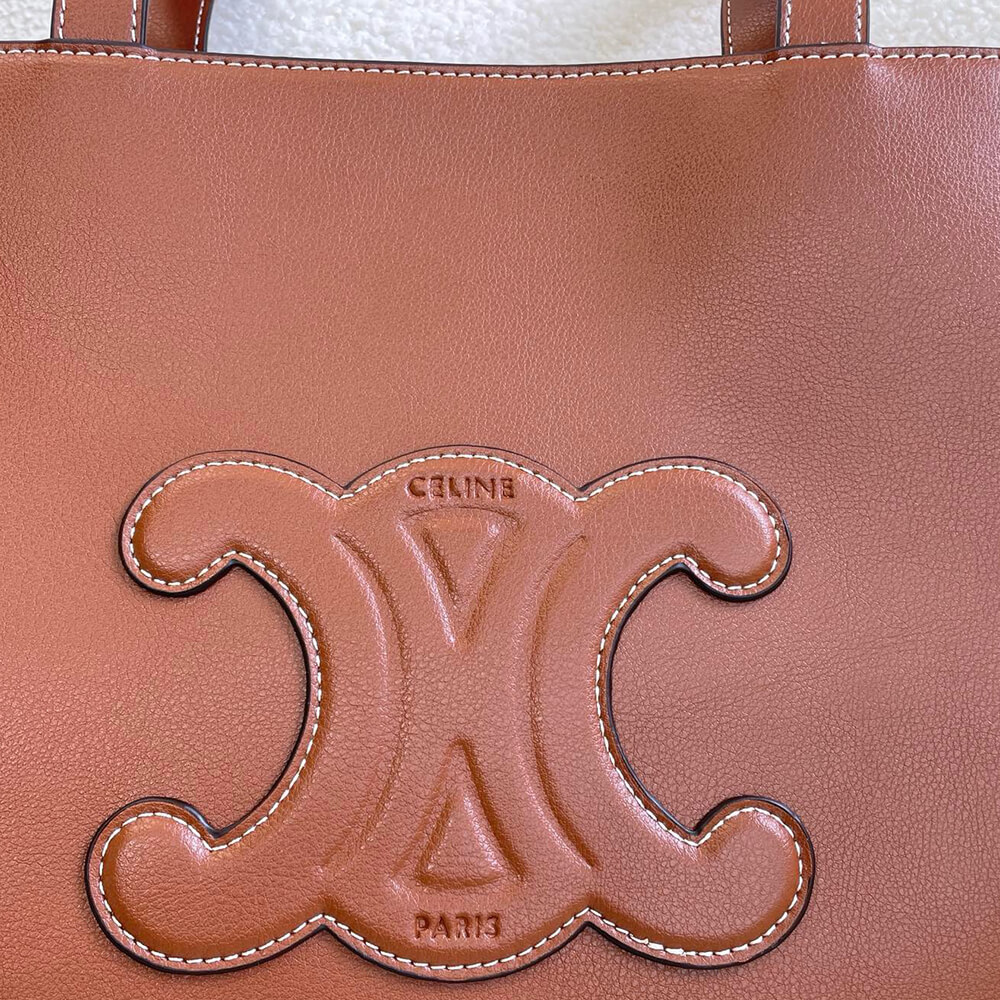 CELINE MEDIUM CABAS ANAIS CUIR TRIOMPHE IN GRAINED CALFSKIN