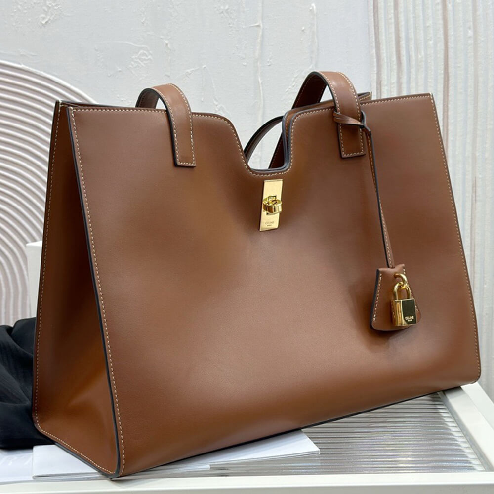 CELINE CABAS 16 IN SUPPLE SMOOTH CALFSKIN