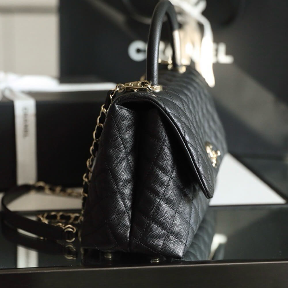 CHANEL LARGE FLAP BAG WITH TOP HANDLE(high-end grade)