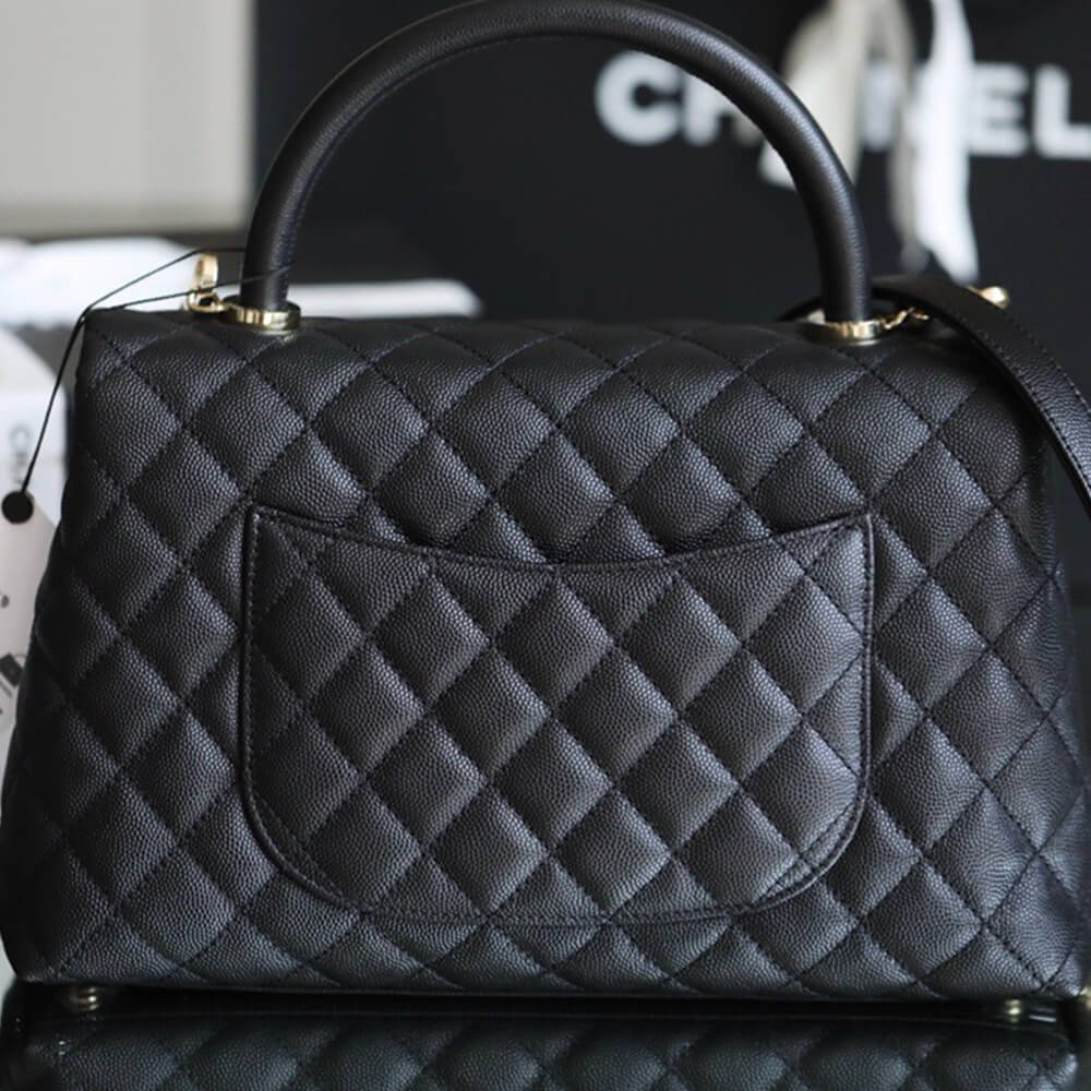 CHANEL LARGE FLAP BAG WITH TOP HANDLE(high-end grade)