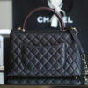 CHANEL LARGE FLAP BAG WITH TOP HANDLE(high-end grade)