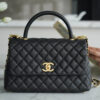 CHANEL LARGE FLAP BAG WITH TOP HANDLE(high-end grade)