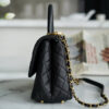 CHANEL LARGE FLAP BAG WITH TOP HANDLE(high-end grade)