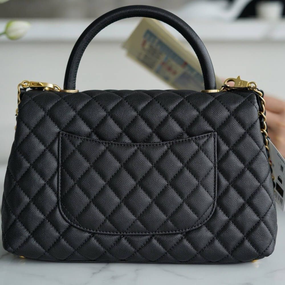 CHANEL LARGE FLAP BAG WITH TOP HANDLE(high-end grade)