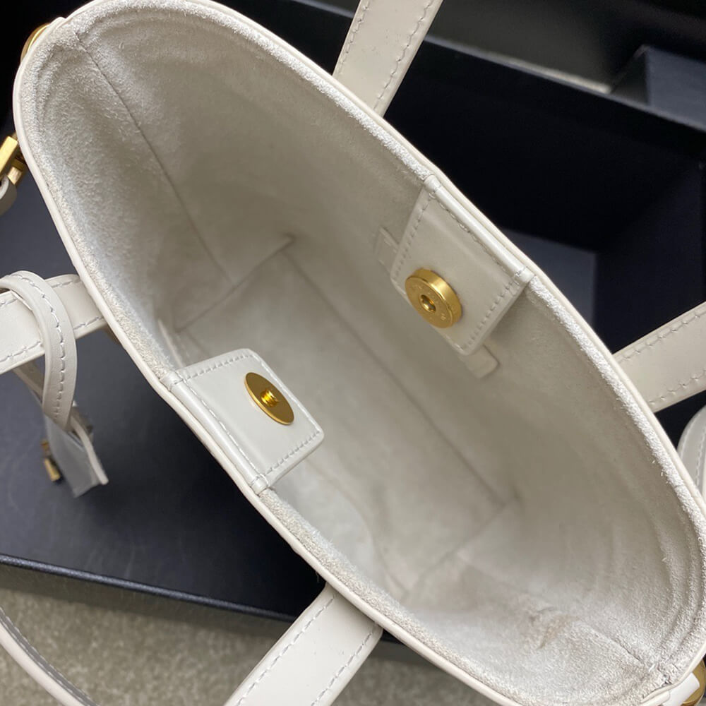 MINI TOY SHOPPING SAINT LAURENT IN BOX LEATHER