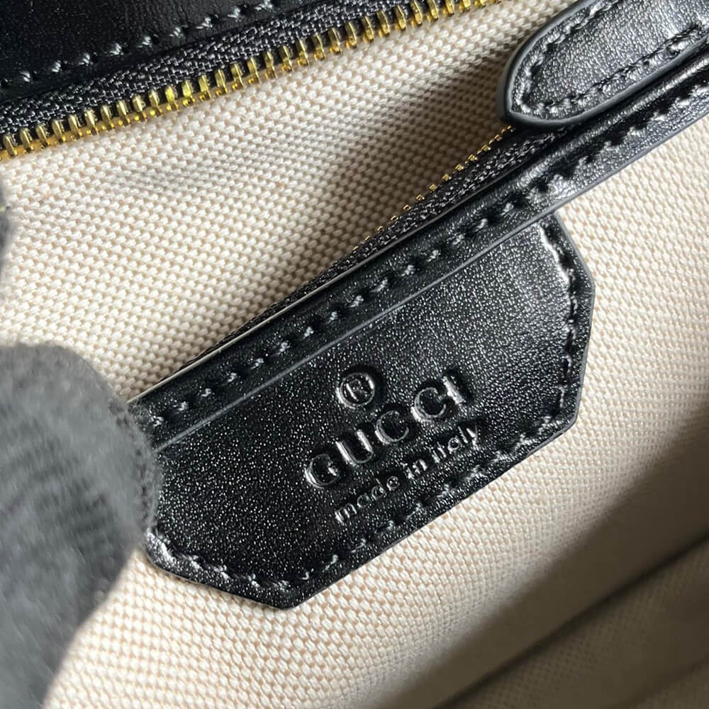 16855-7 GUCCI BAMBOO 1947 MEDIUM TOP HANDLE BAG