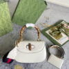 GUCCI BAMBOO 1947 JUMBO GG SMALL TOP HANDLE BAG