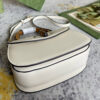 GUCCI BAMBOO 1947 JUMBO GG SMALL TOP HANDLE BAG