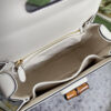 GUCCI BAMBOO 1947 JUMBO GG SMALL TOP HANDLE BAG