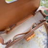 GUCCI BAMBOO 1947 JUMBO GG SMALL TOP HANDLE BAG
